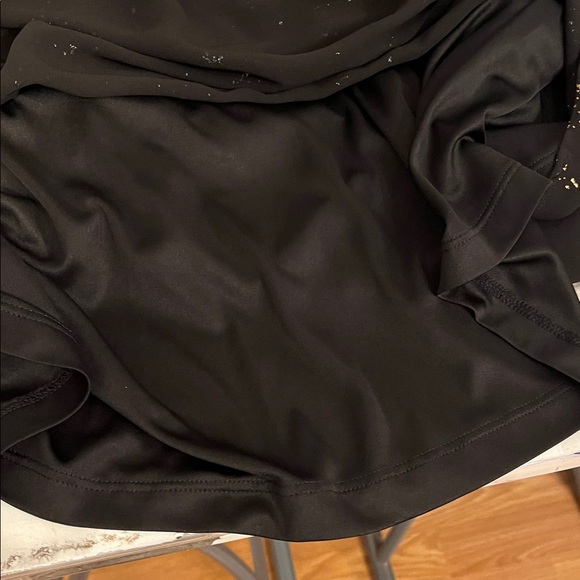 #77 Reitmans Black and Gold Sleeveless Dress - Picture 8 of 9